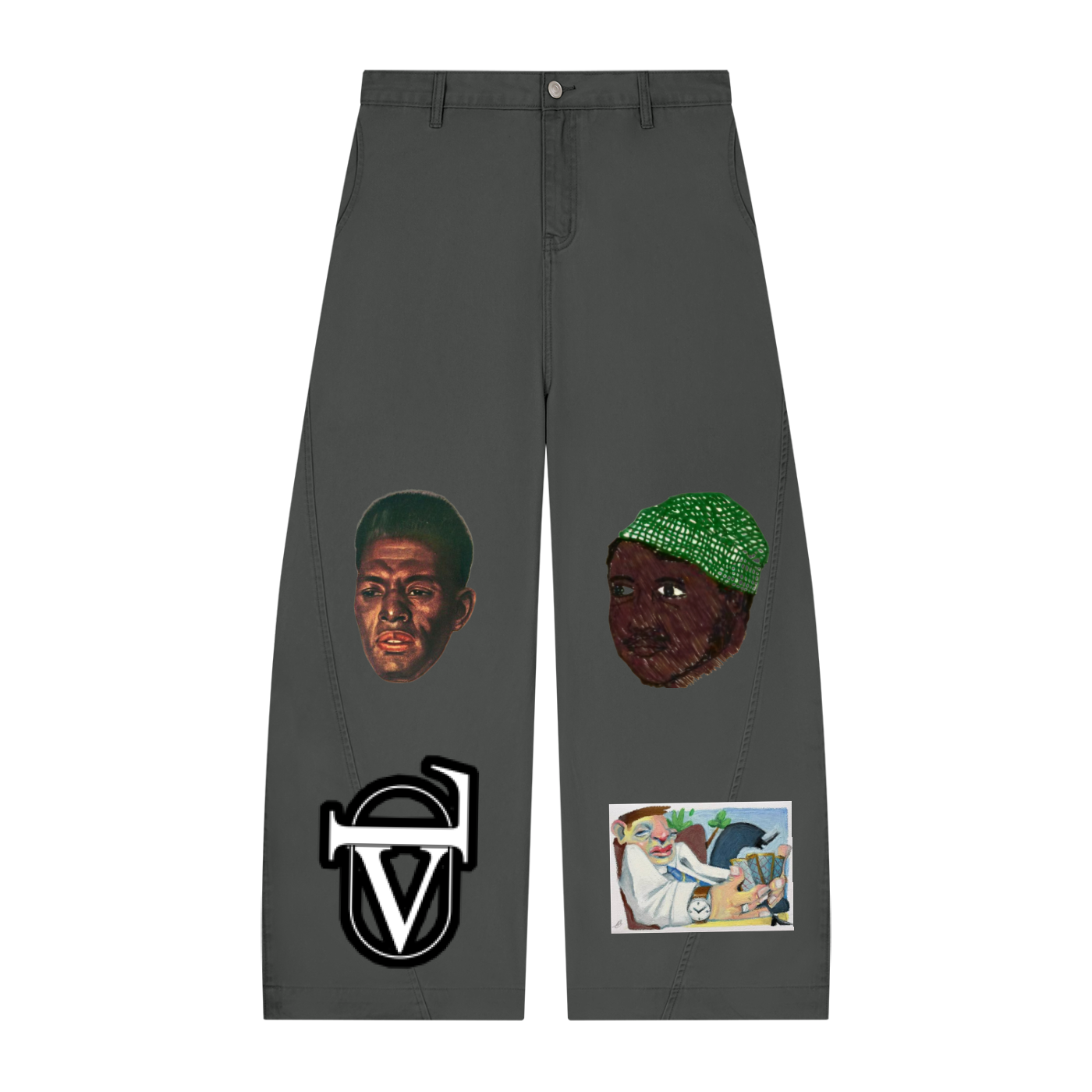 Men’s Barrel Leg Pants