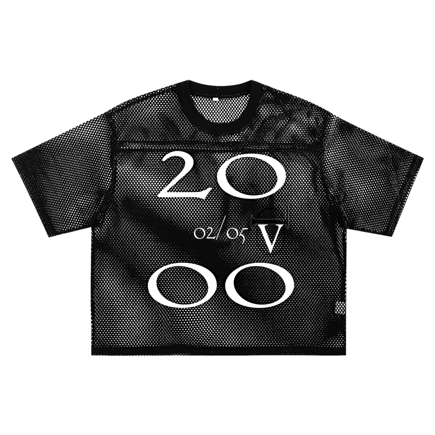 See-through Boxy Net T-Shirt