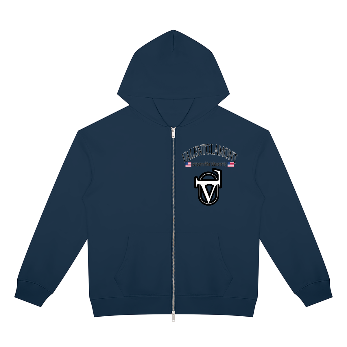 V Heavyweight Full Zip Hoodie