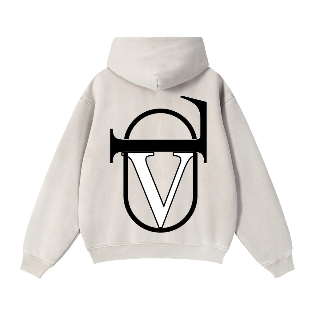 Zip-Through Boxy Fleece Hoodie