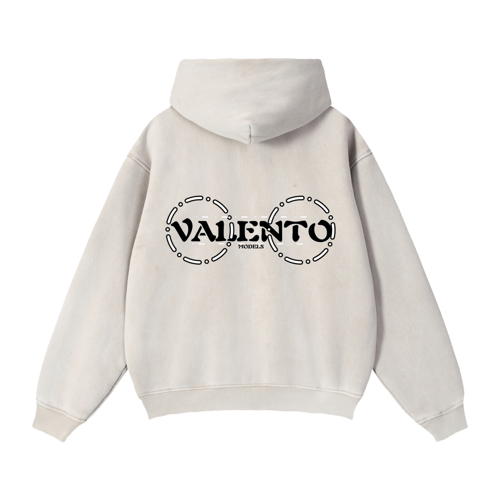 Zip-Through Boxy Fleece Hoodie