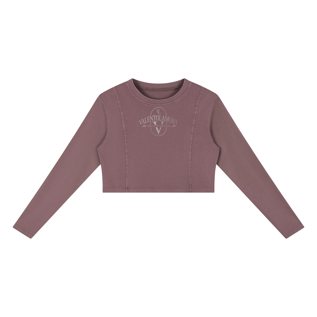 Women's Mineral Wash Crop Sweatshirt