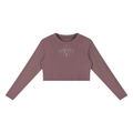 Women's Mineral Wash Crop Sweatshirt