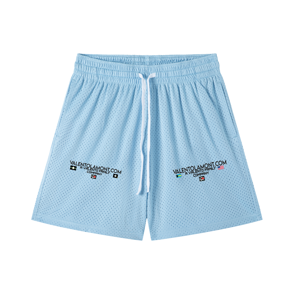 Mesh Drawstring Shorts