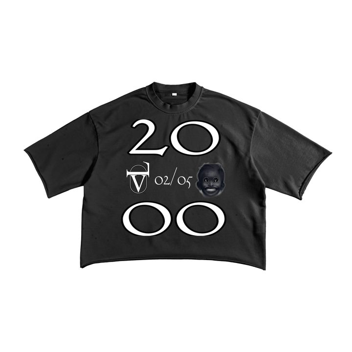 French Terry Raw Edge T-Shirt