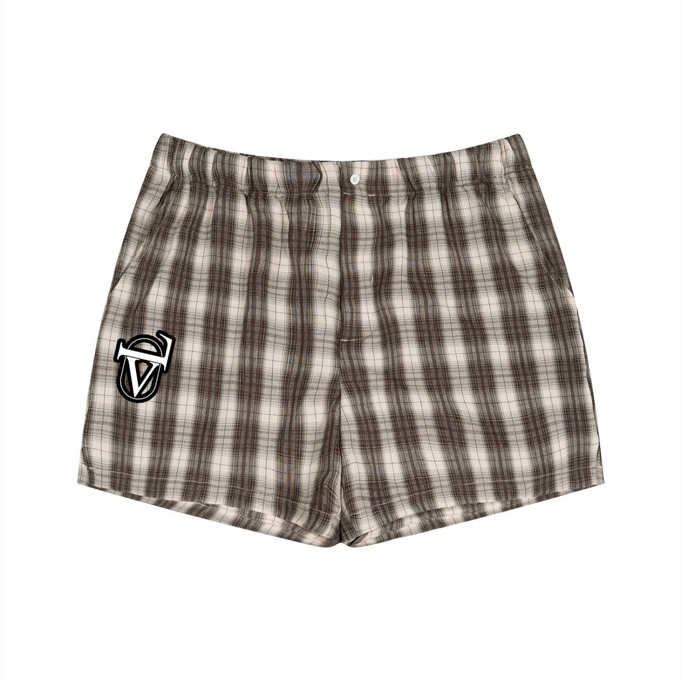 Unisex Plaid Shorts