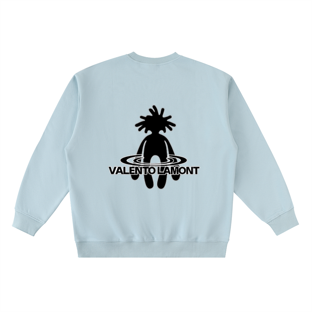 Oversized Crewneck Taped Sweatshirt