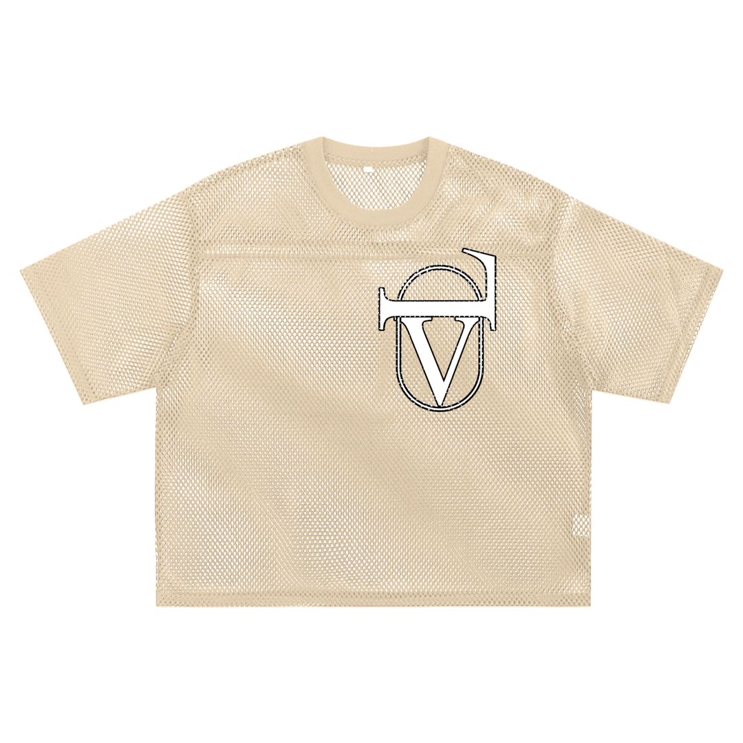 See-through Boxy Net T-shirt