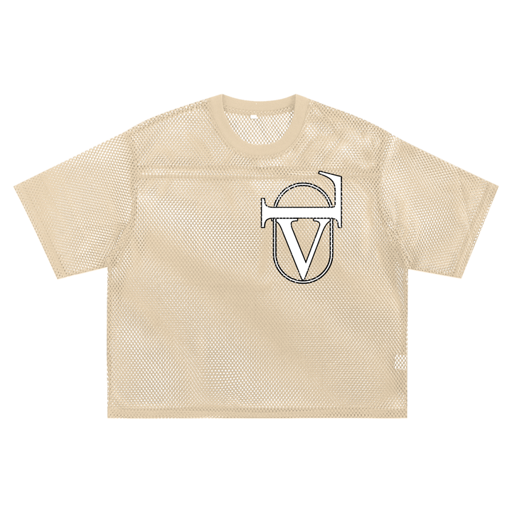 See-through Boxy Net T-shirt