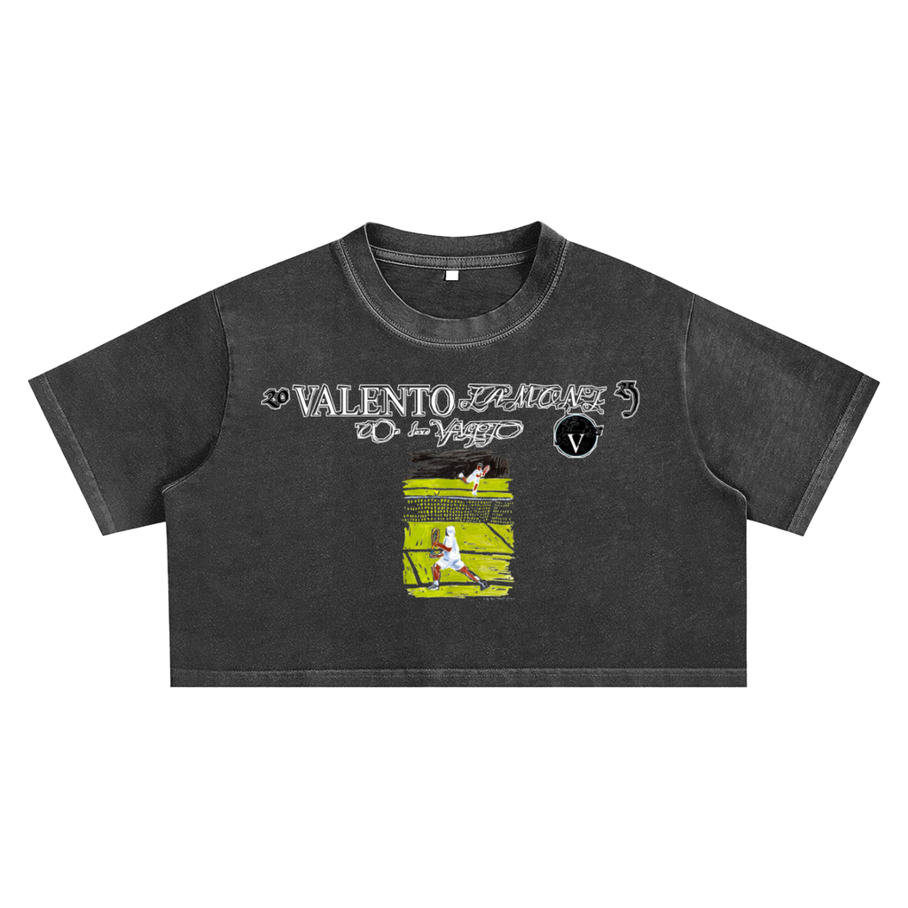 Snow Washed Crop Top