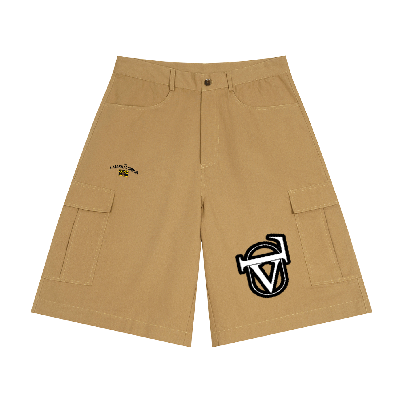 Unisex Woven Cargo Shorts