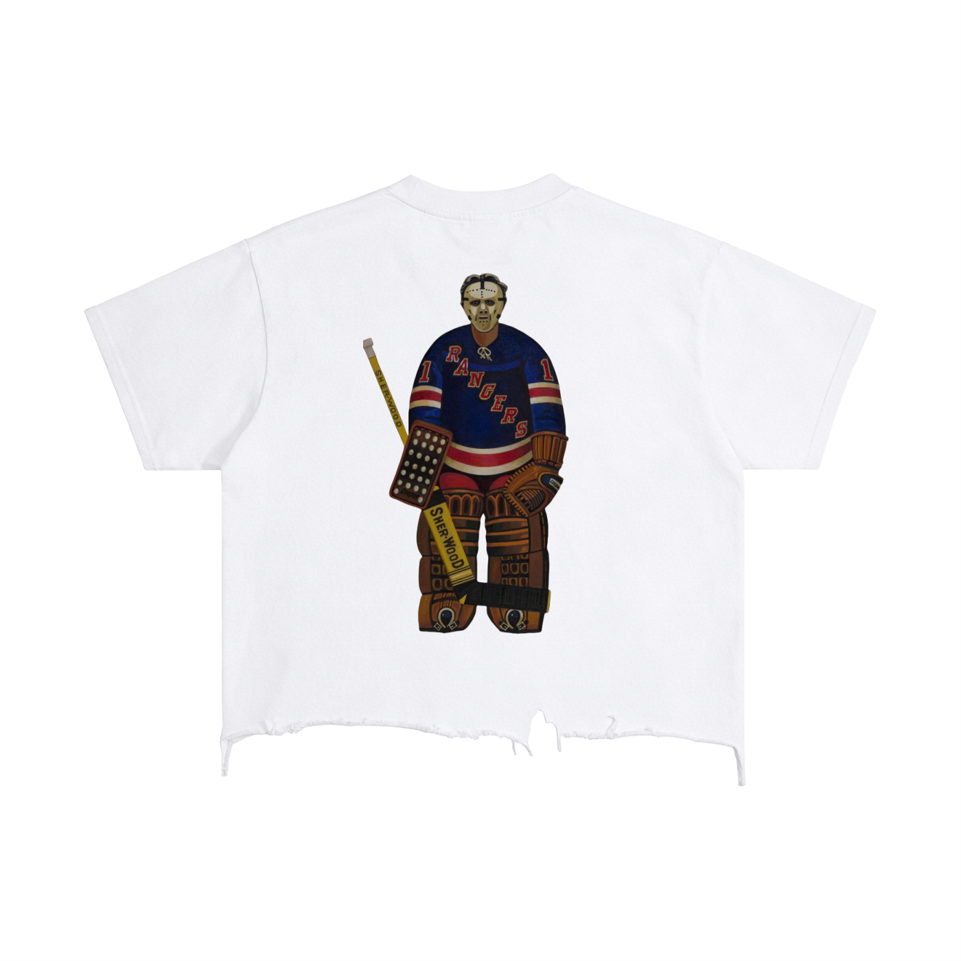 Vintage Wash Boxy Distressed Hem T-Shirt