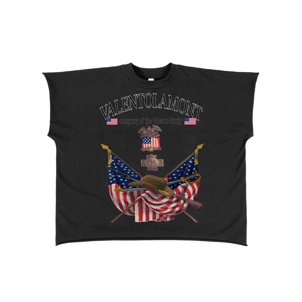 Raw Edge Boxy Non-Shrink T-Shirt