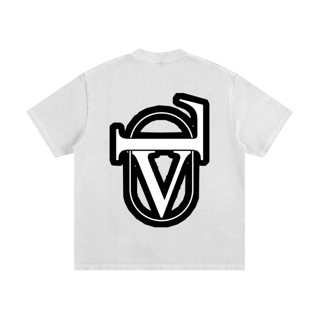 Heavyweight Vintage Washed Frayed T-Shirt