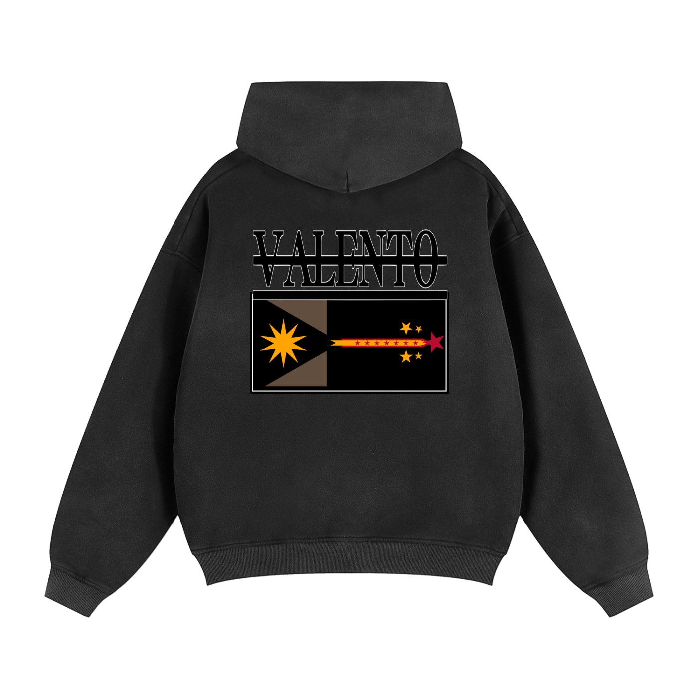 Sunfade Two-way Zipper Boxy Fleece Hoodie