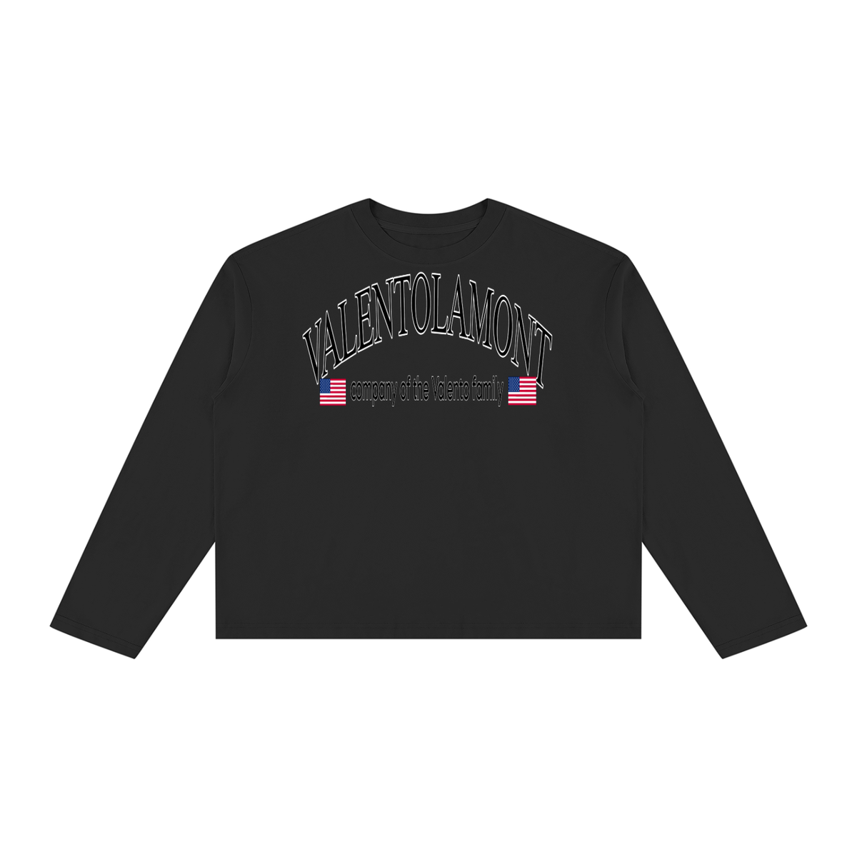 V Vintage Wash Long Sleeve Boxy T-Shirt