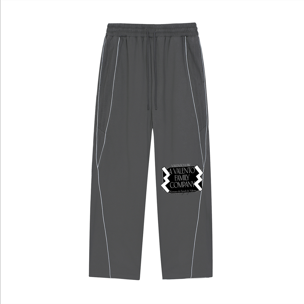 Reflection Striped Straight-Leg Sweatpants