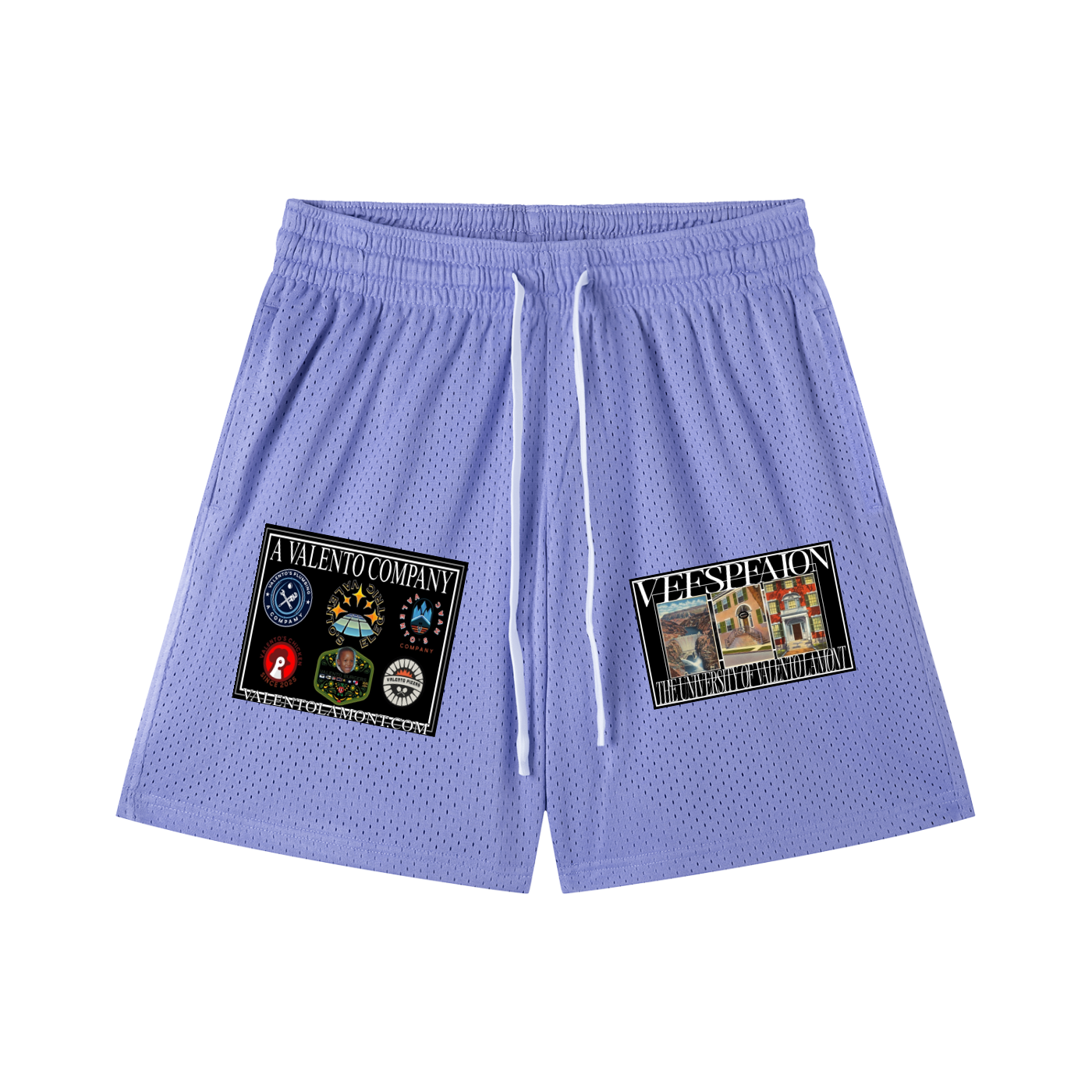 Mesh Drawstring Shorts