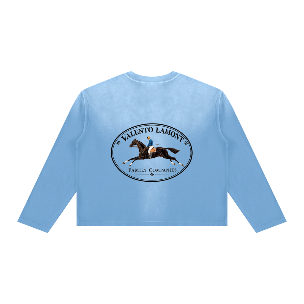 Unisex Sunfade Boxy Long Sleeve T-Shirt