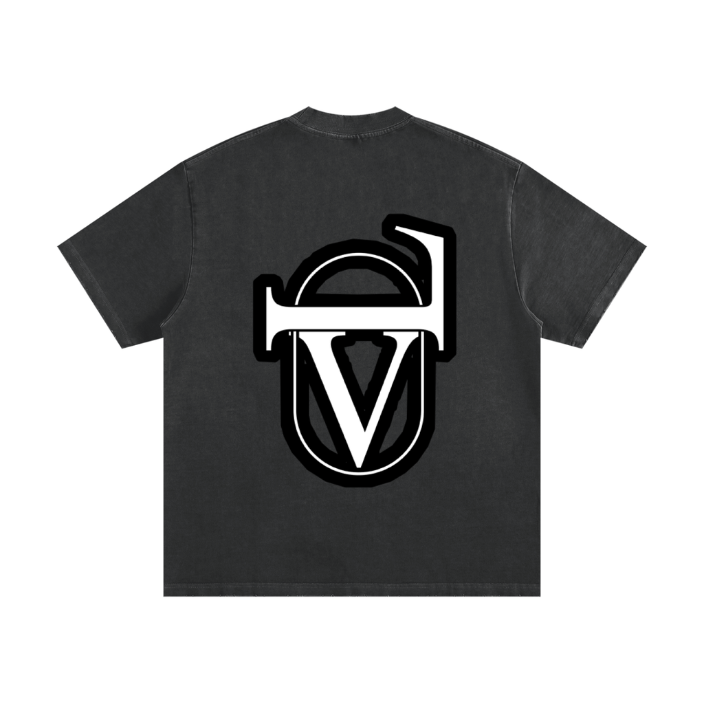 Heavyweight Vintage Washed Frayed T-Shirt