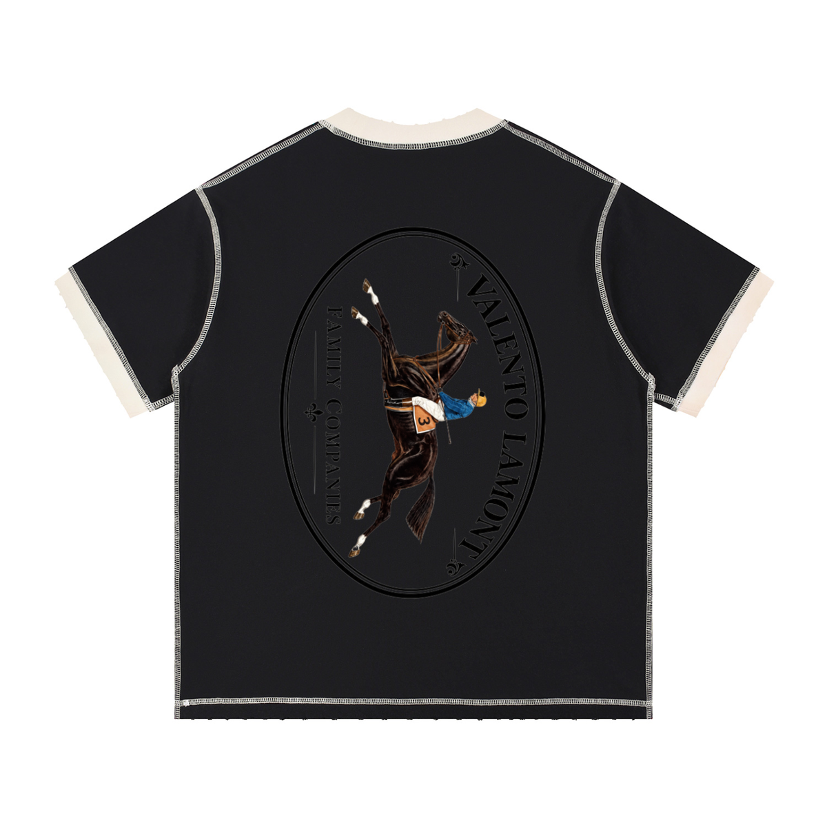 Unisex Contrast-Stitched Ringer T-Shirt