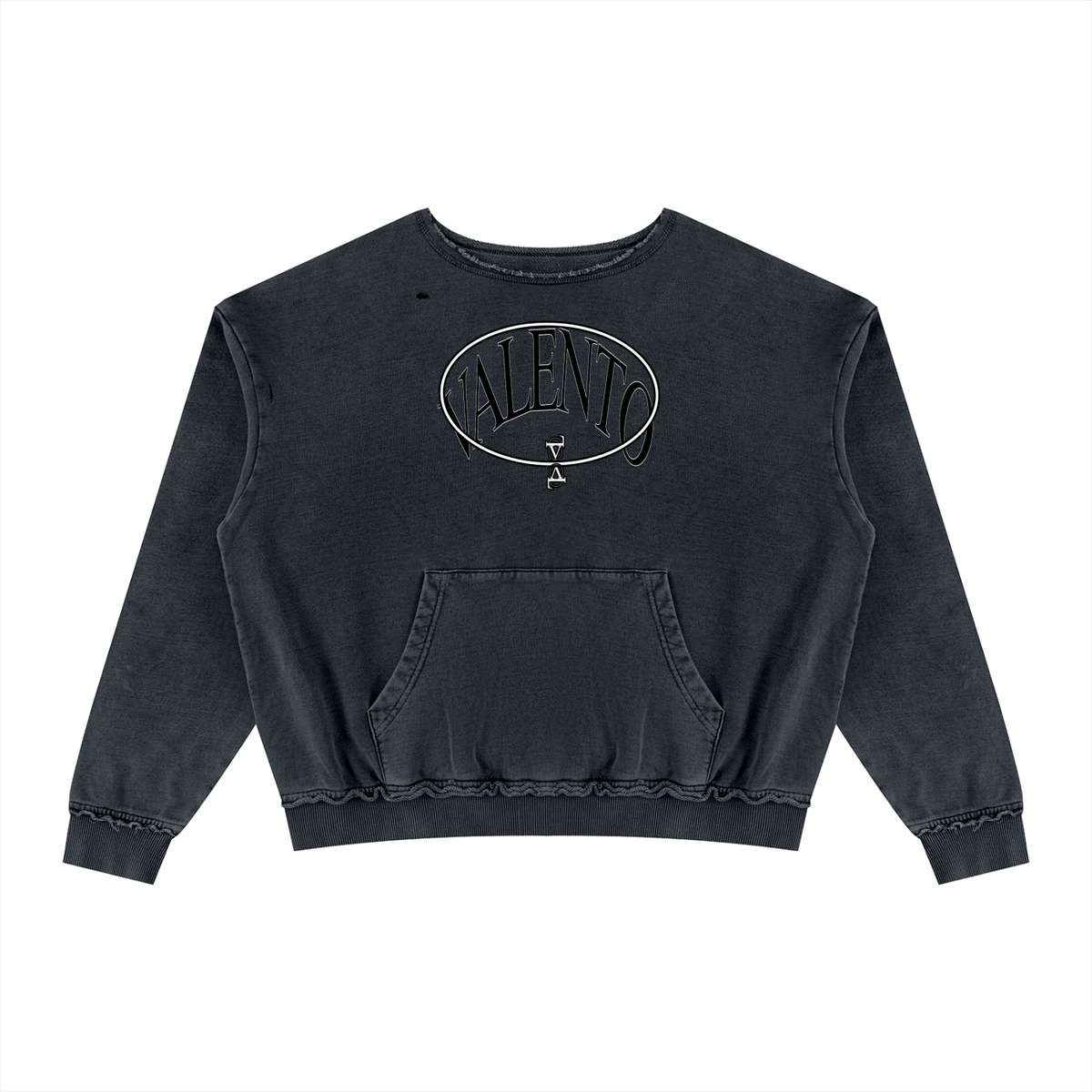 Unisex Raw Edge Crewneck Sweatshirt