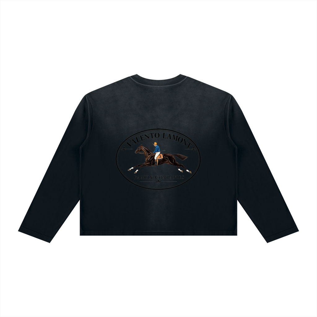 Unisex Sunfade Boxy Long Sleeve T-Shirt