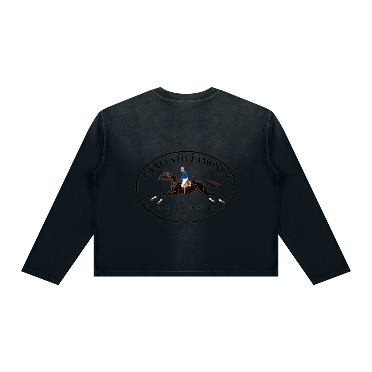 Unisex Sunfade Boxy Long Sleeve T-Shirt