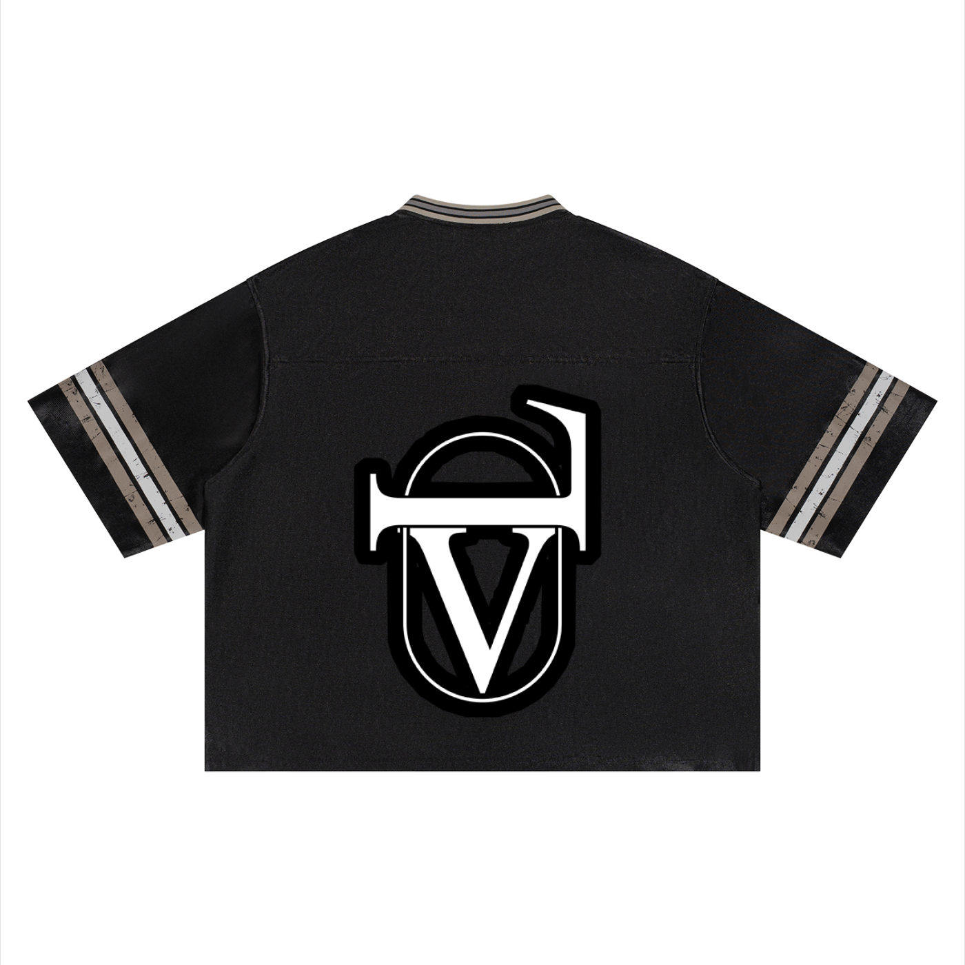 Unisex Boxy Striped Soccer Jersey