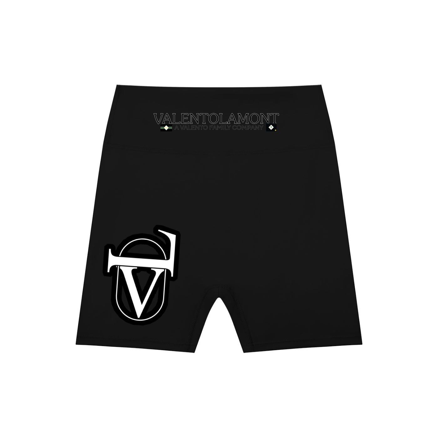 High-Waisted Blend Biker Shorts