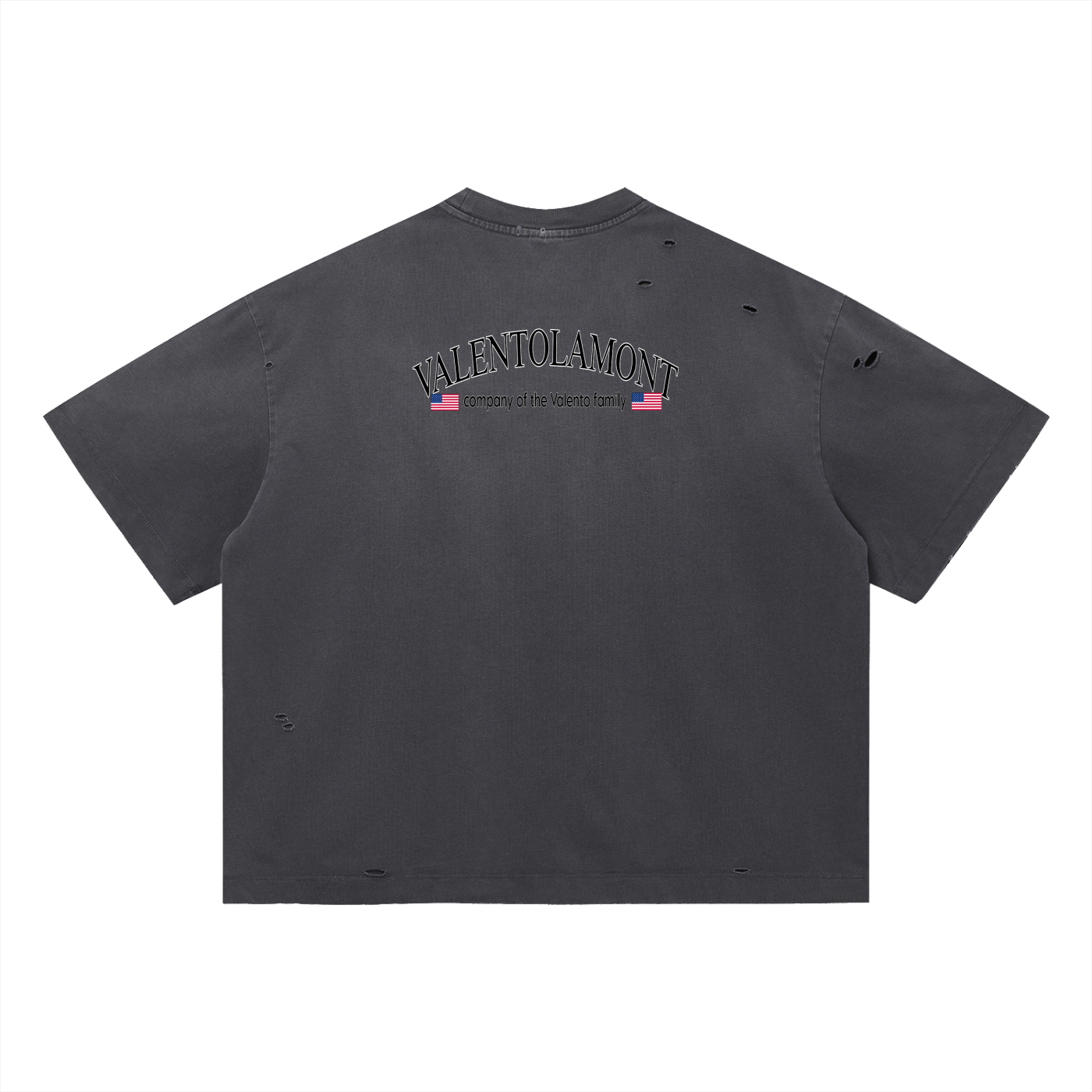 Vintage Washed Distressed Boxy Oversized T-Shirt