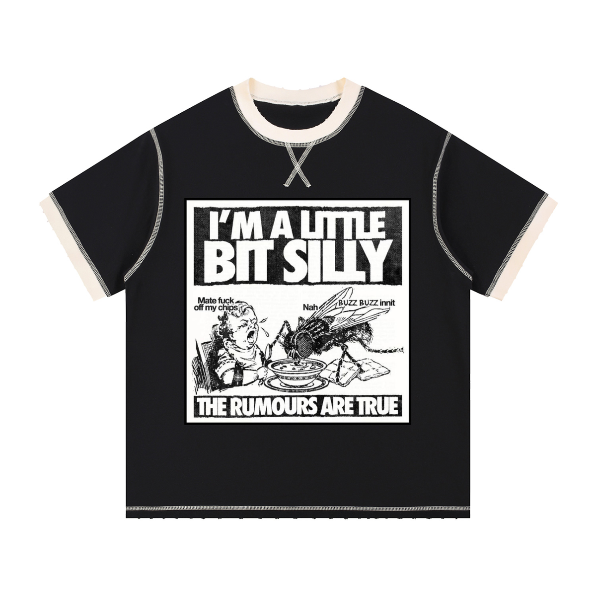 Unisex Contrast-Stitched Ringer T-Shirt