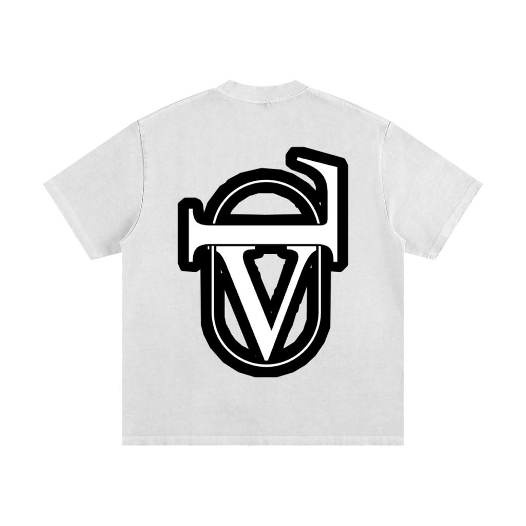 Heavyweight Vintage Washed Frayed T-Shirt