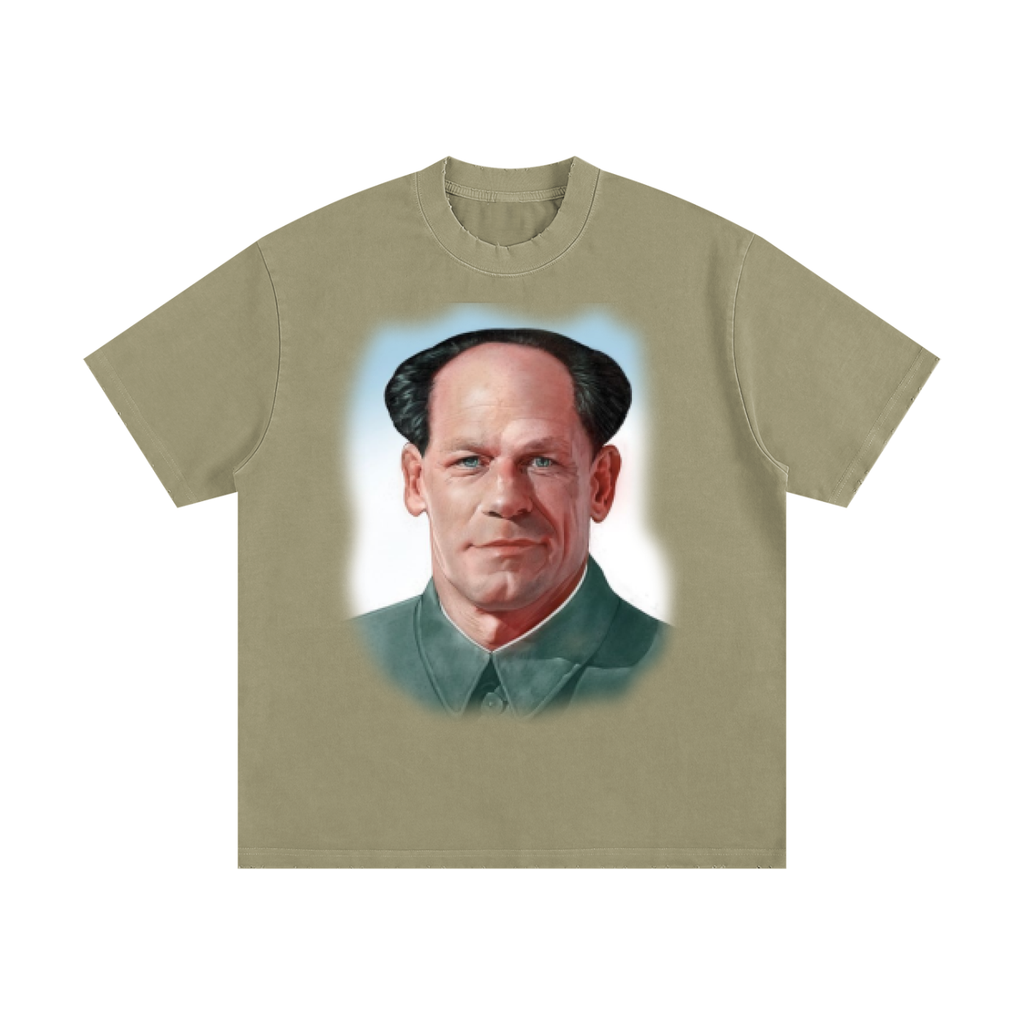 Heavyweight Vintage Washed Frayed T-Shirt