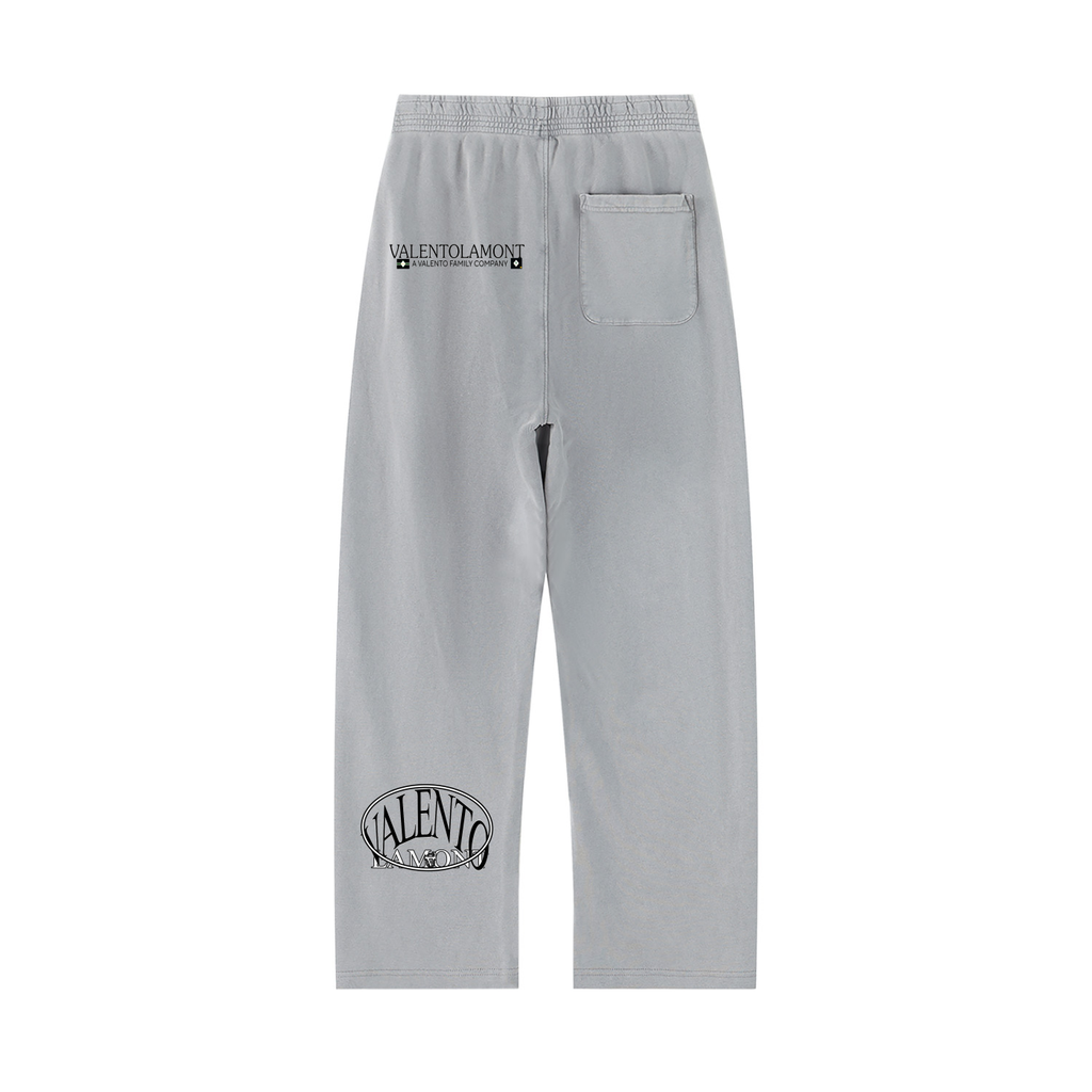 V Mineral Wash Straight Sweatpants