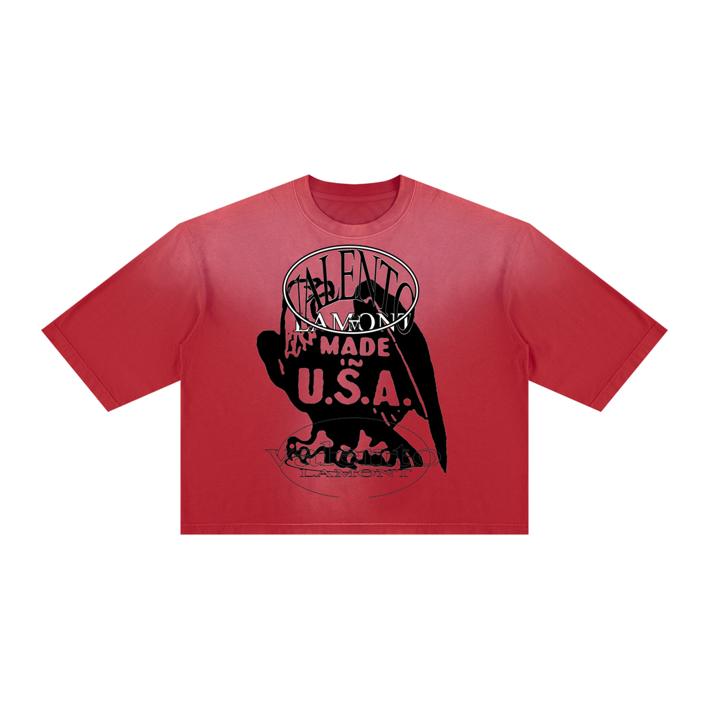 Unisex Vintage Wash Sunfade Boxy T-Shirt