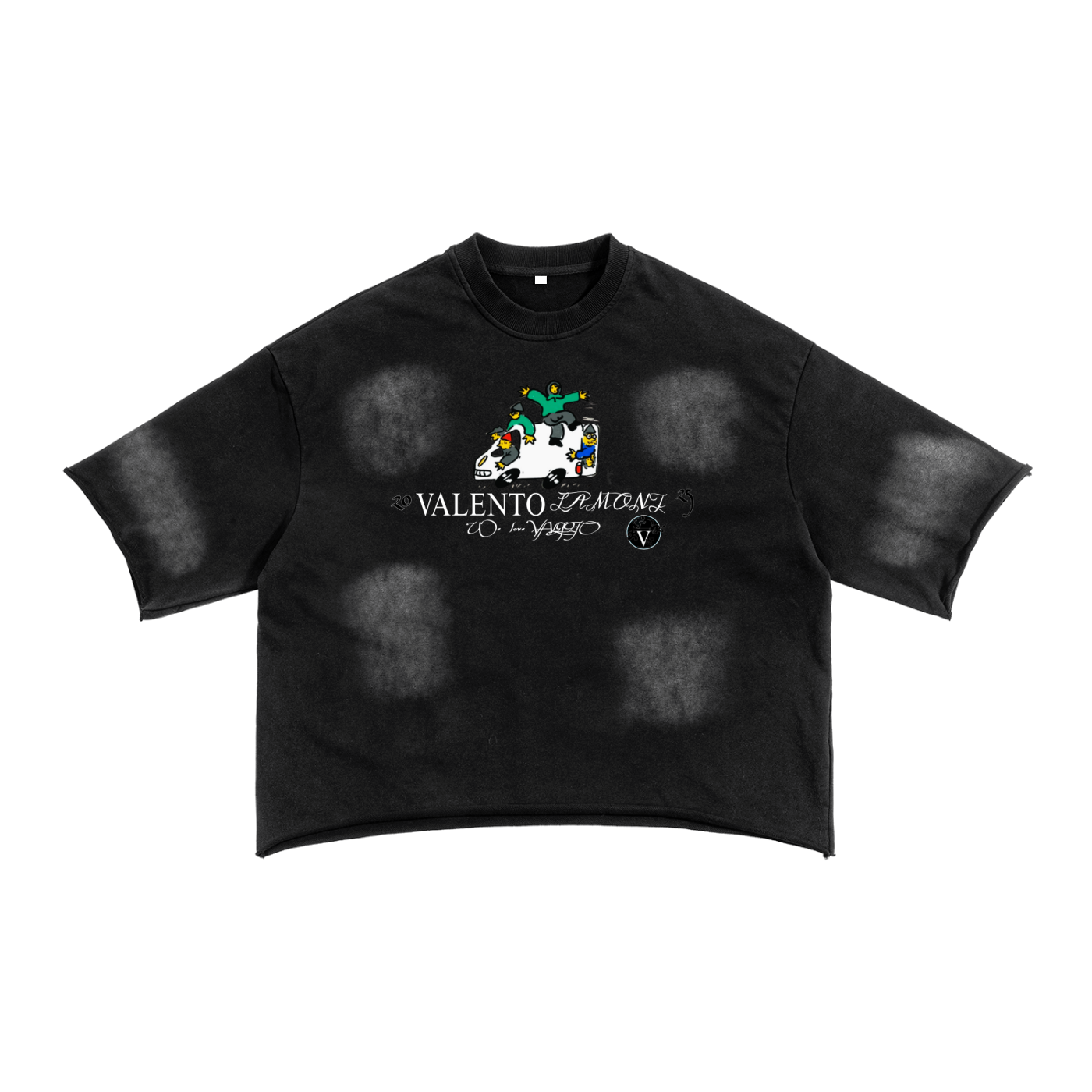 Sunfade French Terry Raw Edge T-shirt