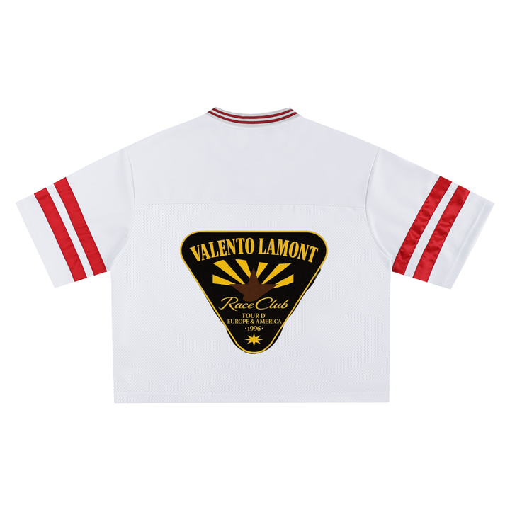 Taped Mesh Boxy T-shirt