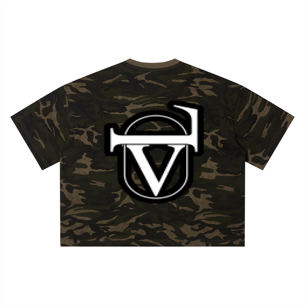 Unisex Camo Boxy T-Shirt