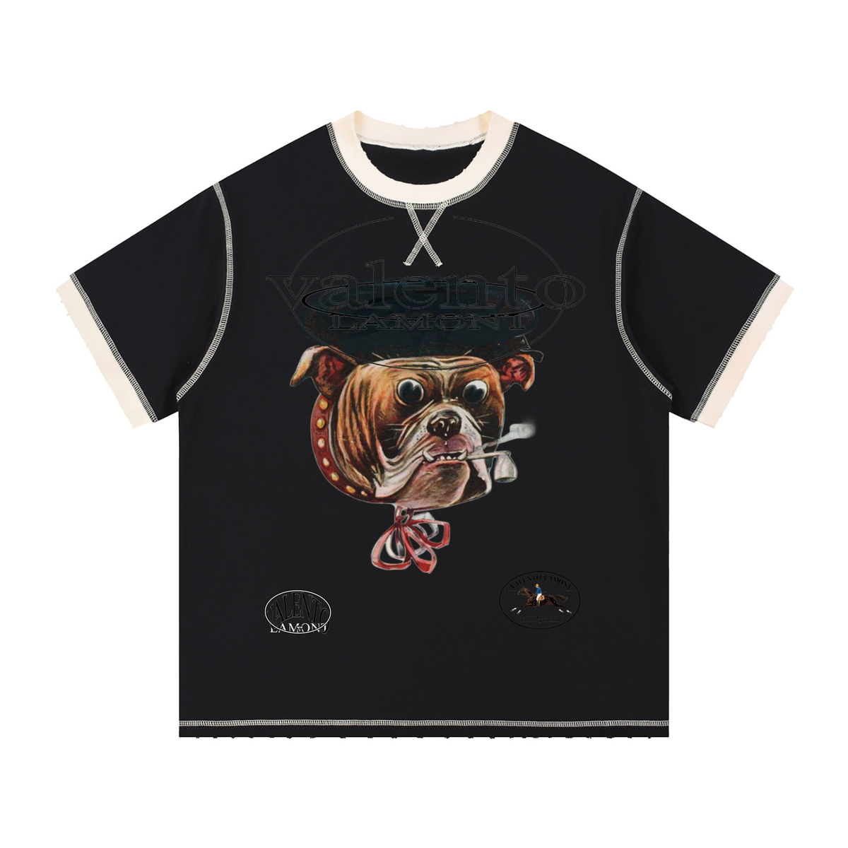 Unisex Contrast-Stitched Ringer T-Shirt
