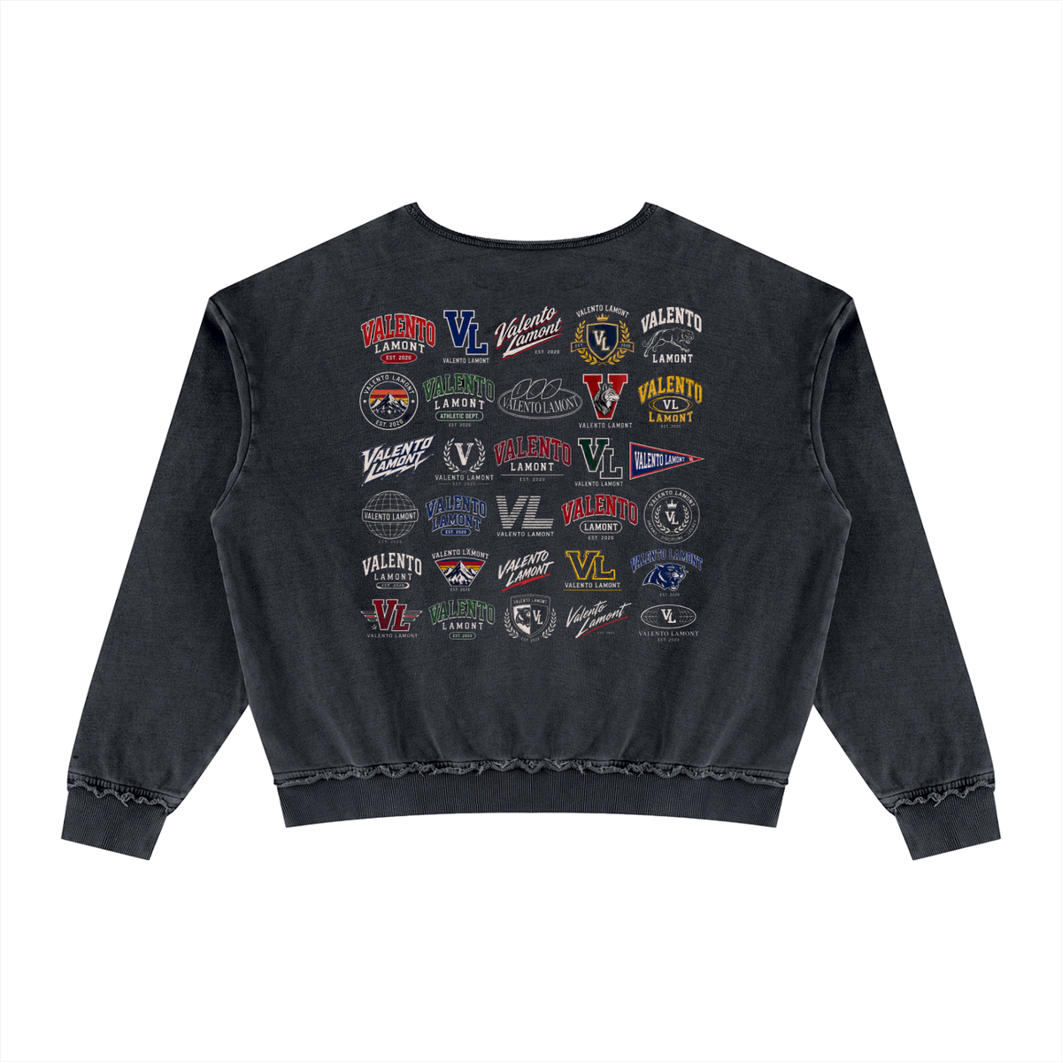 Unisex Raw Edge Crewneck Sweatshirt