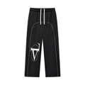 Contrast-Stitched Fleece Sweatpants