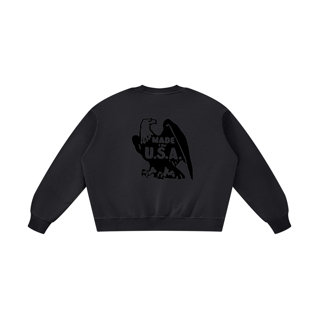 Unisex Boxy Vintage Washed Sweatshirt