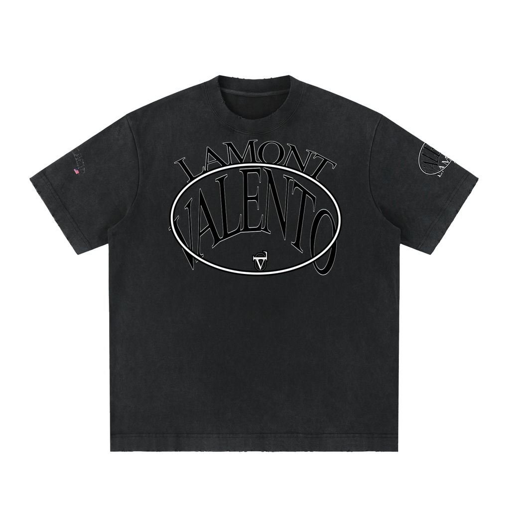 Heavyweight Vintage Washed Frayed T-Shirt