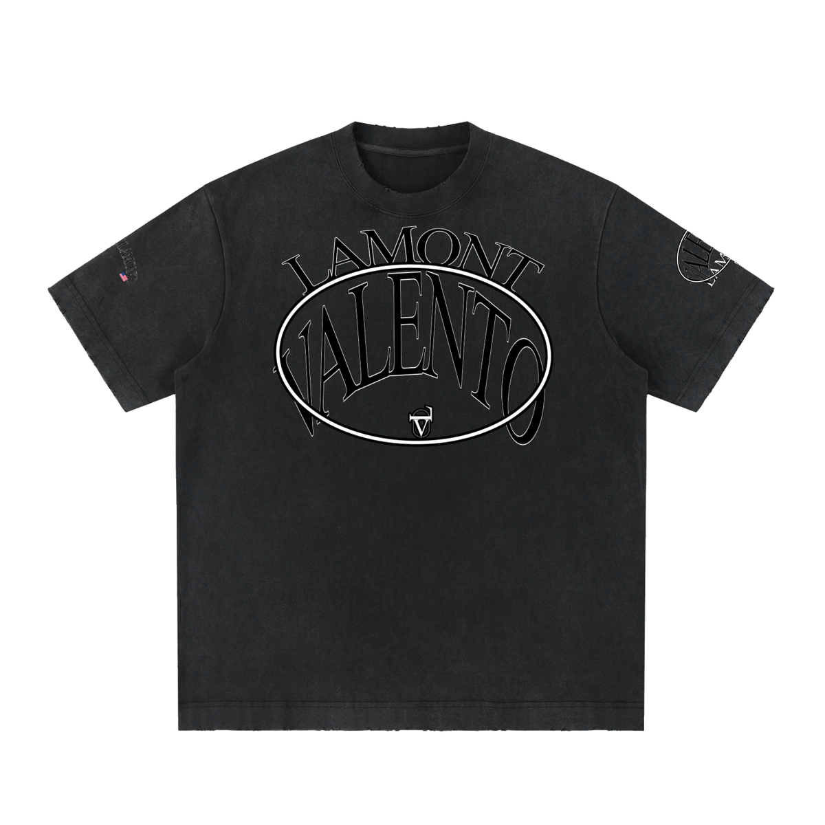 Heavyweight Vintage Washed Frayed T-Shirt