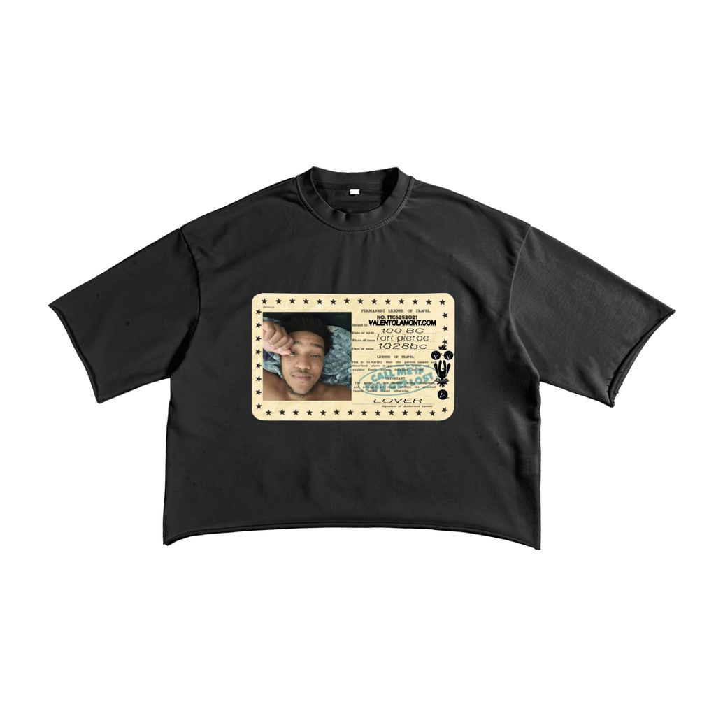 French Terry Raw Edge T-shirt