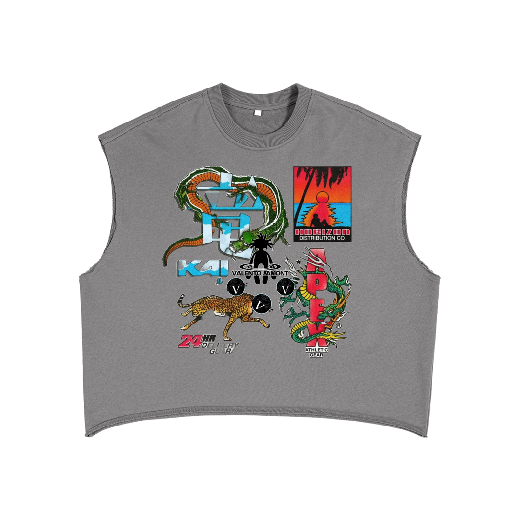 French Terry Boxy Tank Top
