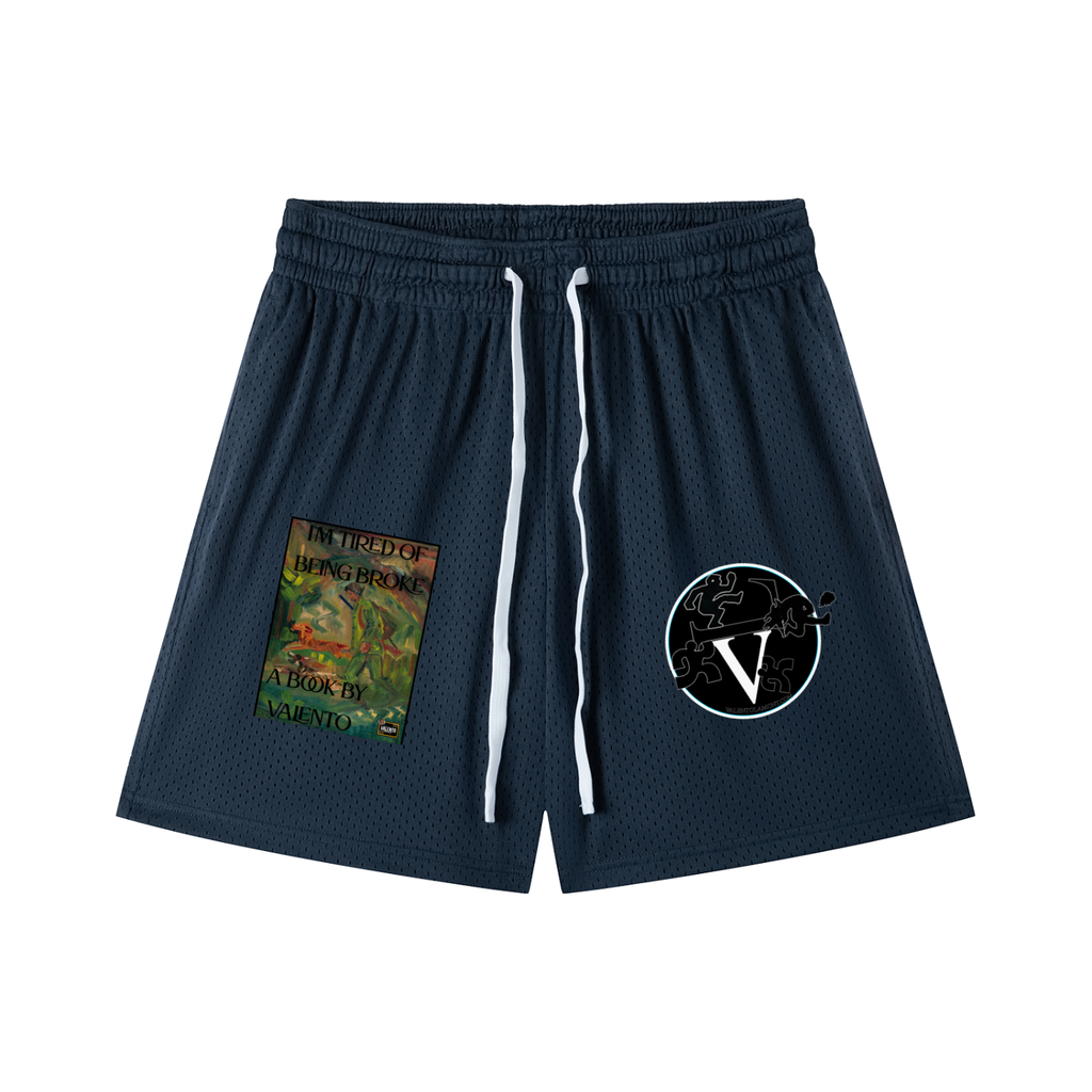 Mesh Drawstring Shorts