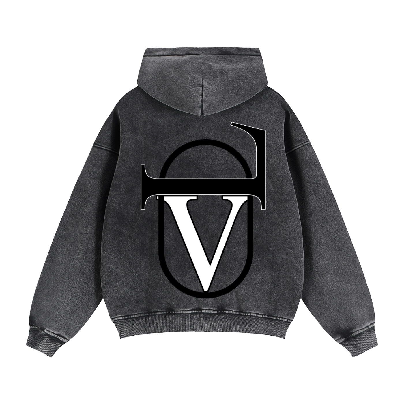 Zip-Through Boxy Fleece Hoodie