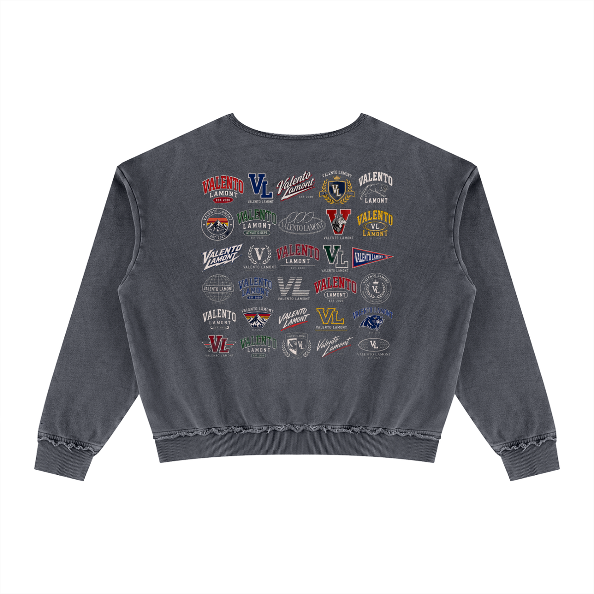 Unisex Raw Edge Crewneck Sweatshirt